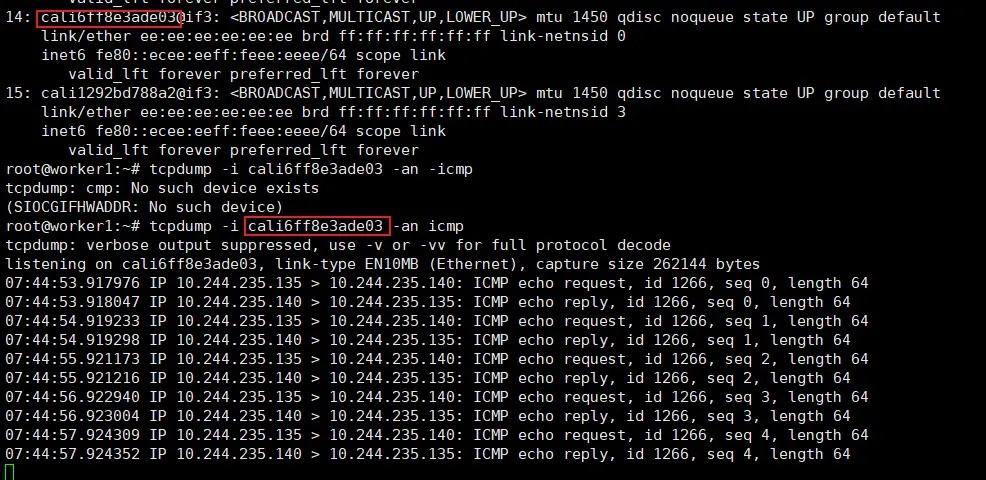 相同worker的pod之间通信worker14